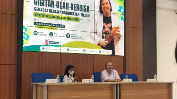 TRI MAHARANI - Poltekkes Kementerian Kesehatan (Kemenkes) Kupang menggelar kuliah umum bertajuk 