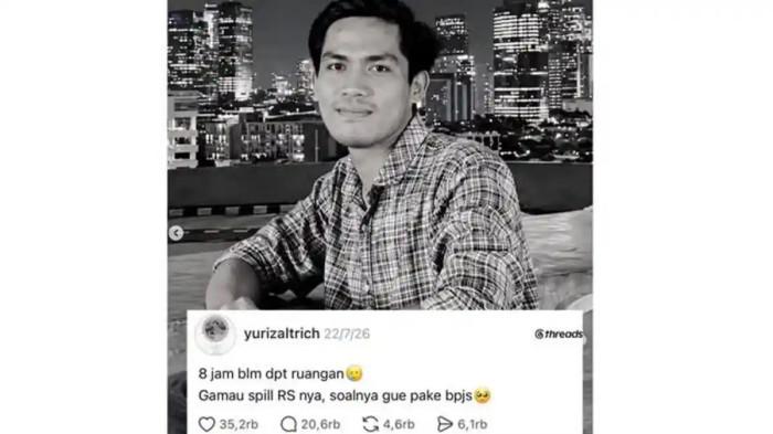 PASIEN BPJS VIRAL: Terungkap detik-detik sebelum Yusizal Tri Chaerawan pasien BPJS meninggal karena drop dinyinyiri oknum nakes.
