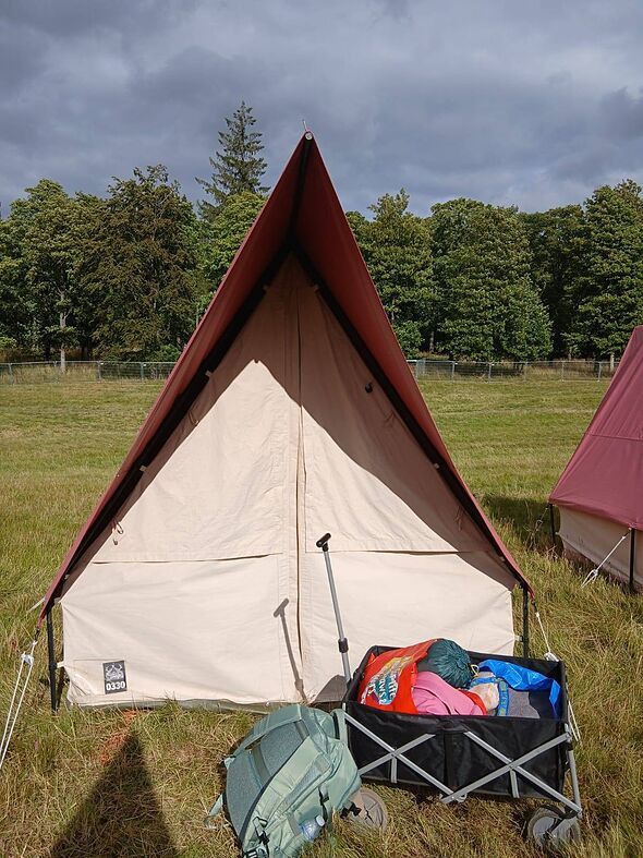 The Who tents resemble a fairytale house The Who tents resemble a fairytale house