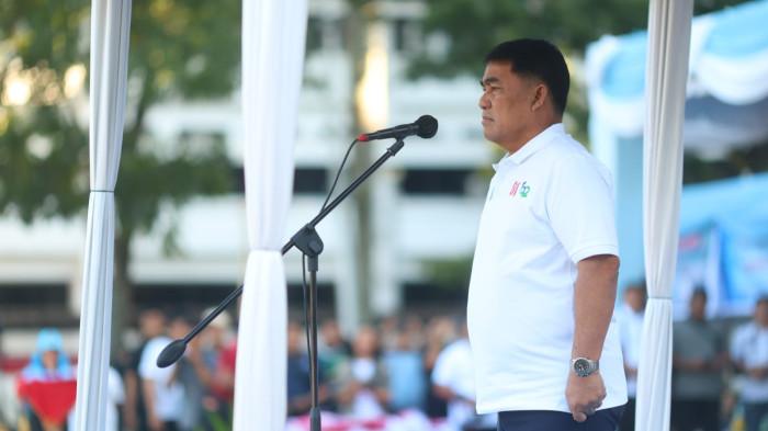 APEL - Gubernur Sulawesi Utara (Sulut) Yulius Selvanus Komaling (YSK=-005