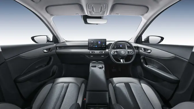 Tampilan interior kabin depan MGS5 EV. (mgmotor.id)