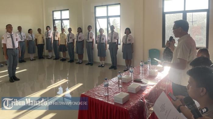 30 calon Pasukan Pengibar Bendera (Paskibra) 2026 di Minahasa Utara (Minut)