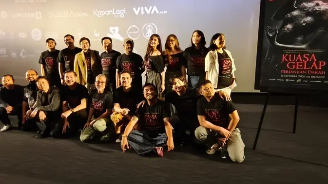 Para pemain dan sineas film  Kuasa Gelap: Perjanjian Darah. (ist)