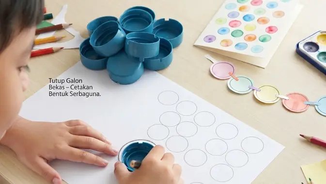 Manfaatkan sebagai Cetakan Bentuk untuk Kegiatan Kreatif (AI generated)