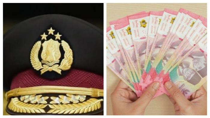 REKRUTMEN BINTARA POLRI - Ilustrasi Polri dan uang. Dua polisi di Polda Jambi, Briptu MD dan Bripda Y terlibat kasus penipuan rekrutmen Bintara Polri 2026, total korbannya capai 12 orang.