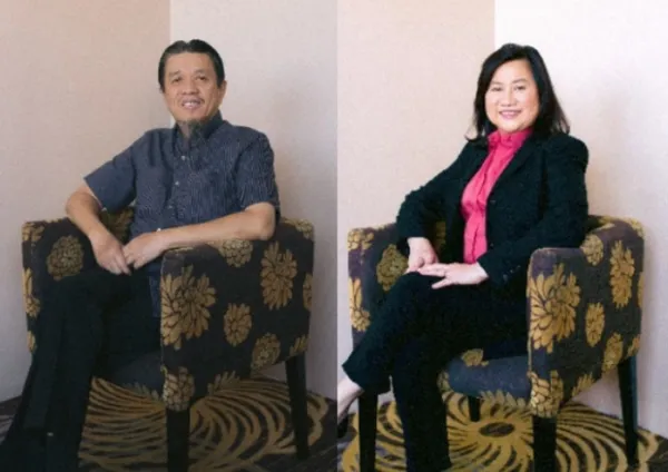 Puregold Price Clubs founders Lucio Co (left) and Susan Co. Photo from the companys website