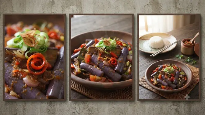 Resep Oseng Terong yang Tidak Menyerap Banyak Minyak (Foto: AI Generated)