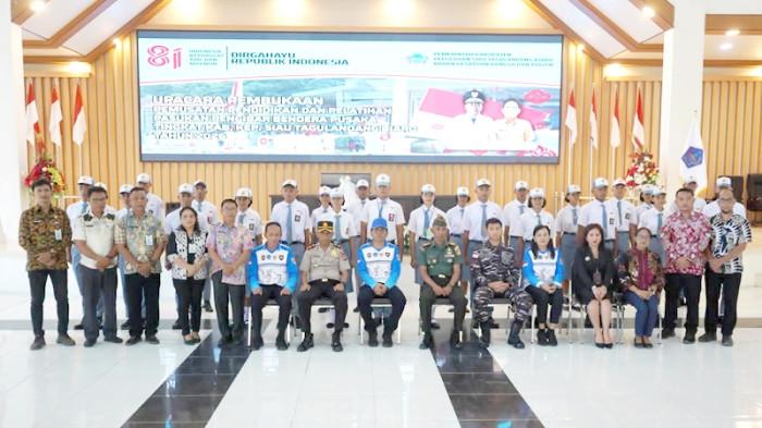 PASKIBRAKA - Pemkab Sitaro resmi membuka kegiatan Diklat Paskibraka Tingkat Kabupaten Tahun 2026. Kegiatan yang berlangsung di Auditorium Kantor Bupati Kepulauan Sitaro, Jumat (7/8/2026).