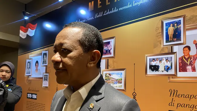 Menteri Energi dan Sumber Daya Mineral (Menteri ESDM) Bahlil Lahadalia. (Liputan6.com/Devira)