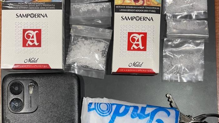 Barang bukti narkoba yang berhasil diamankan 