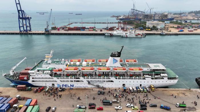 KAPAL PELNI - Foto kapal Pelni sedang bersandar di pelabuhan, yang diunggah di laman resmi pelni.co.id, Senin (28/07/2025)
