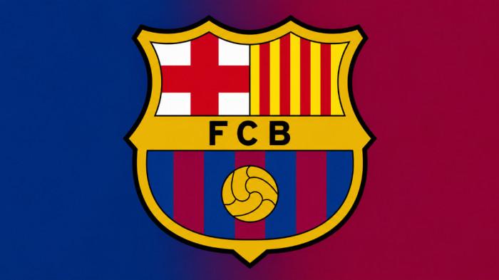 BARCELONA - Logo klub Liga Spanyol, Barcelona.