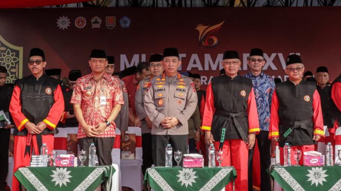 TAPAK SUCI - Pembukaan Muktamar XVI Tapak Suci Putera Muhammadiyah di kawasan Simpang Lima, Kota Semarang, Sabtu, 8 Agustus 2026. Hadir