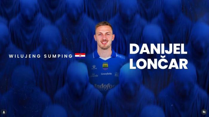 Wilujeng Sumping, Danijel Loncar Wajah baru dari Kroasia hadir untuk menambah kekuatan di jantung pertahanan Persib Bandung.