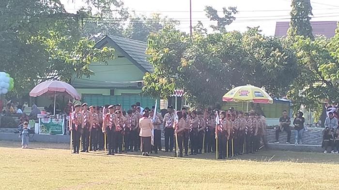 PEMKOT KOTAMOBAGU - Wali Kota Kotamobagu, Weny Gaib secara resmi melepas kontingen.lo0-7g