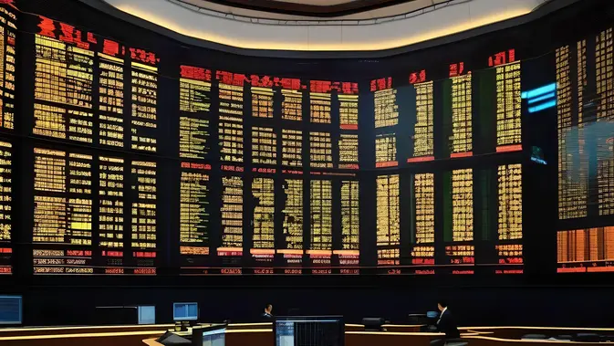 Ilustrasi tokenized stocks. (Foto by AI)