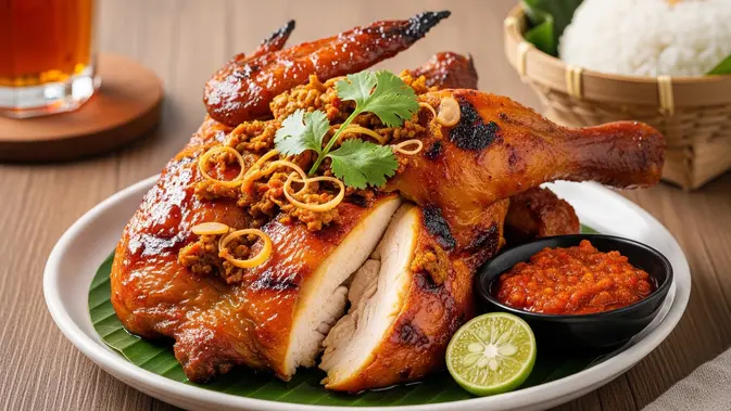 Sekilas tentang Ayam Bakar Nanangan (AI Generated)