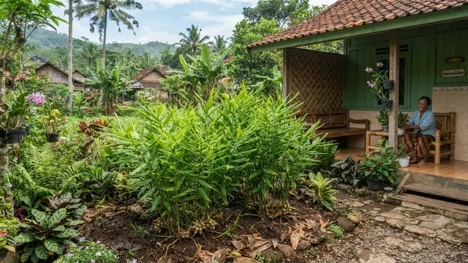 Cara Menanam Kapulaga di Pekarangan (AI generated)