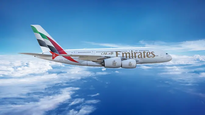 Pesawat Airbus A380 milik Emirates. (dok. Emirates)