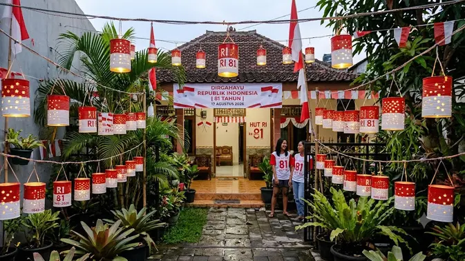 Ide Dekorasi 17 Agustus dari Kaleng Bekas. (AI Generated)