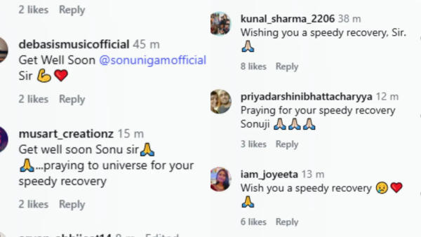 Fans wish speedy recovery