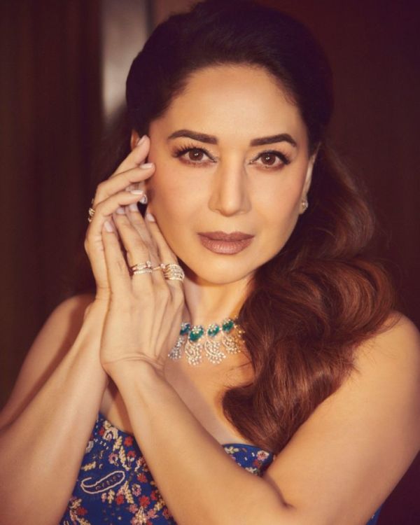 Madhuri Dixit Blue Fit Makes Evening Mood 1