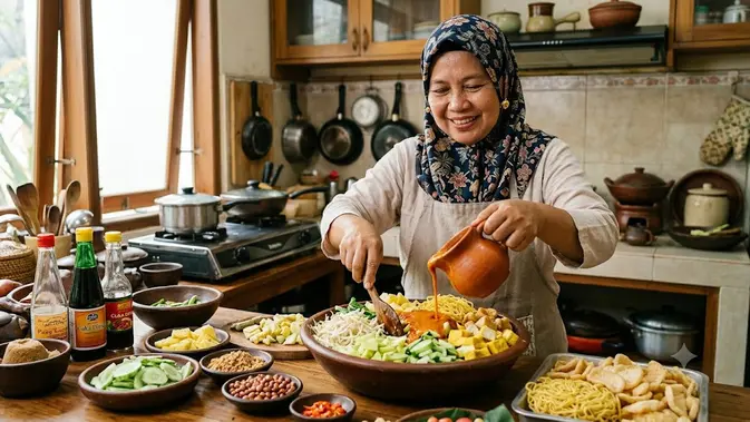 Resep Asinan Sayur Betawi Segar yang Bikin Nagih/AI Generated