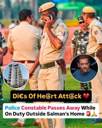 Constable dies while guarding Salman Khan's home amid ongoing threat concerns –