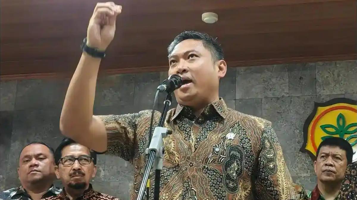 KEPALA BGN - Wakil Menteri Pertanian RI Sudaryono saat jumpa pers di kantor Kementerian Pertanian RI, Jakarta, Jumat (29/5/2026) lalu. Sudaryono dikabarkan akan menjadi Kepala BGN menggantikan Nanik Deyang.