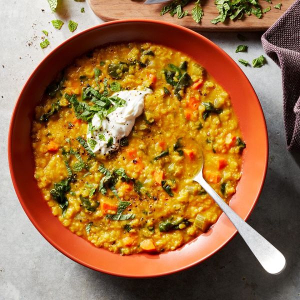 Red Lentil Soup with Saffron Credit: Jacob Fox