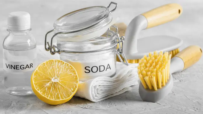 Iustrasi soda kue dan lemon (copyright Freepik)