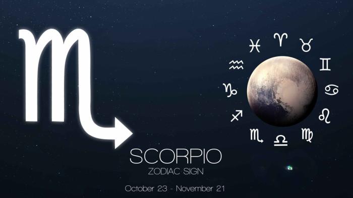 HOROSKOP ZODIAK - Ilustrasi logo zodiak Scorpio -
