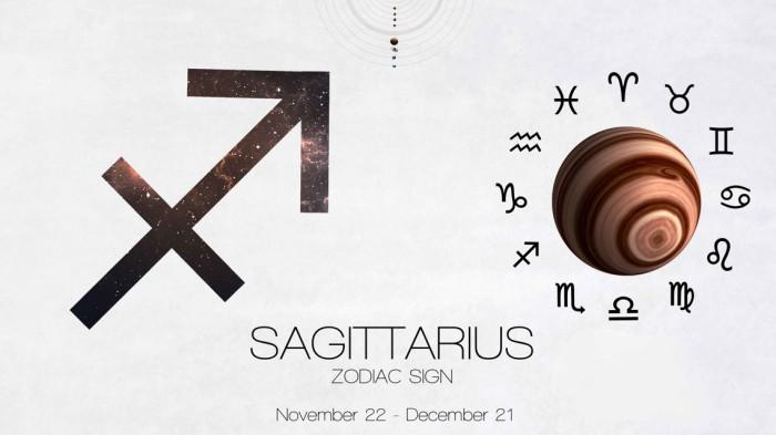 HOROSKOP ZODIAK - Ilustrasi logo zodiak Sagitarius -