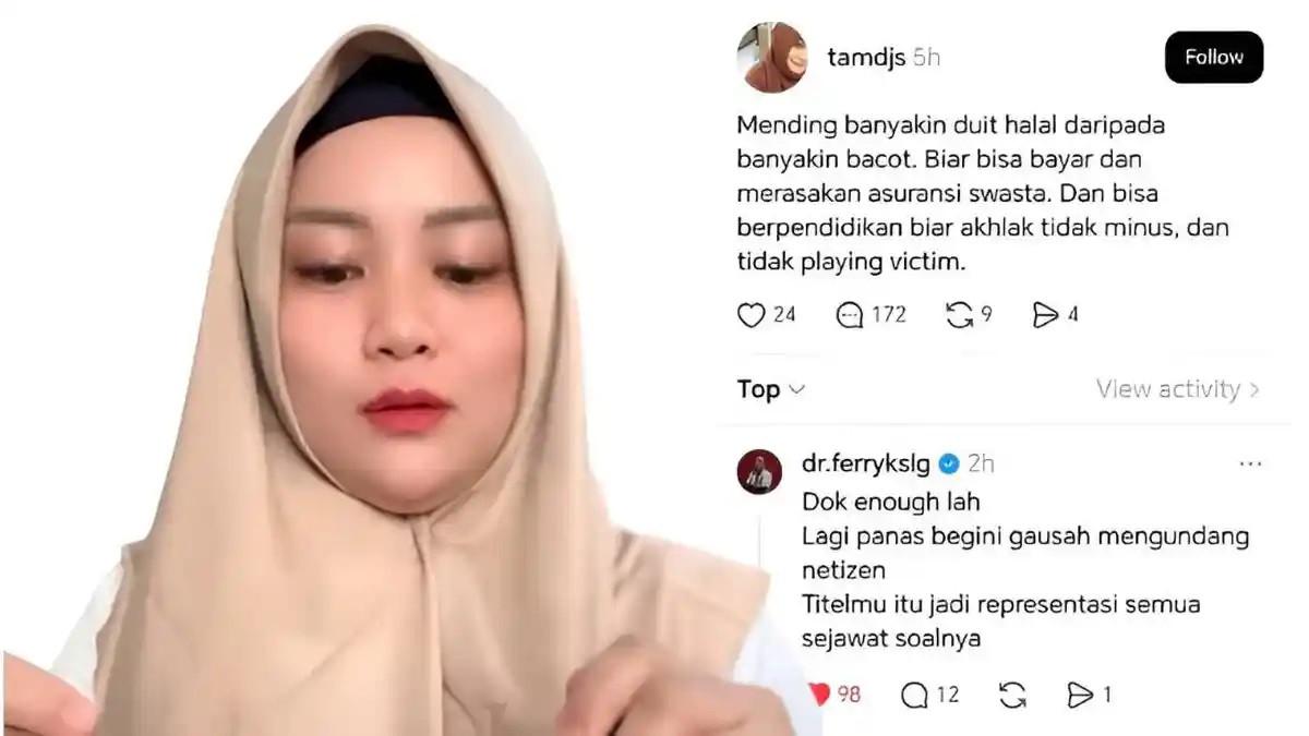 DIPECAT- dr Tamara Dewi Jasmine dipecat oleh RSU Pusri Palembang akibat memberi komentar jahat ke pasien BPJS.