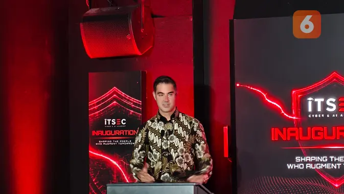 CEO ITSEC Asia, Patrick Rudolf Dannacher, di peluncuran ITSEC Cyber & AI Academy di Jakarta. Liputan6.com/Iskandar