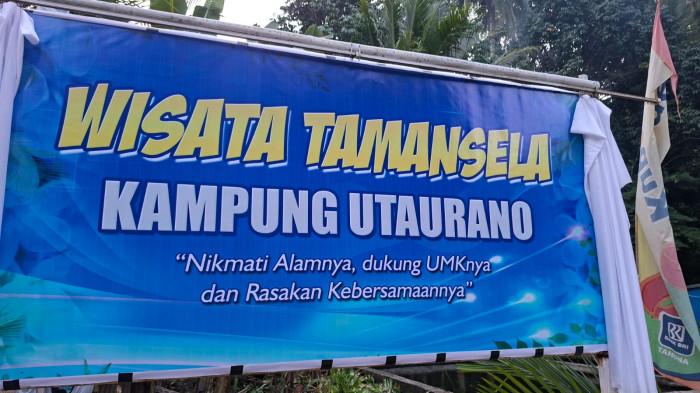 Objek Kolam Tamansela di Kampung Utaurano