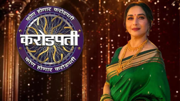 Madhuri Dixit as Marathi KBC host