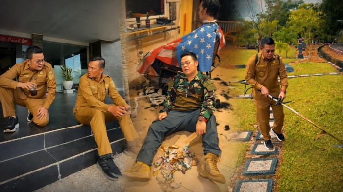 RIZA HERDAVID - Bupati Bangka Selatan Riza Herdavid saat berinteraksi dengan masyarakat dan membuat konten ringan di media sosial. Aktivitas tersebut menjadi salah satu cara Riza menjangkau masyarakat serta menerima keluhan dan aduan terkait pelayanan pemerintahan.