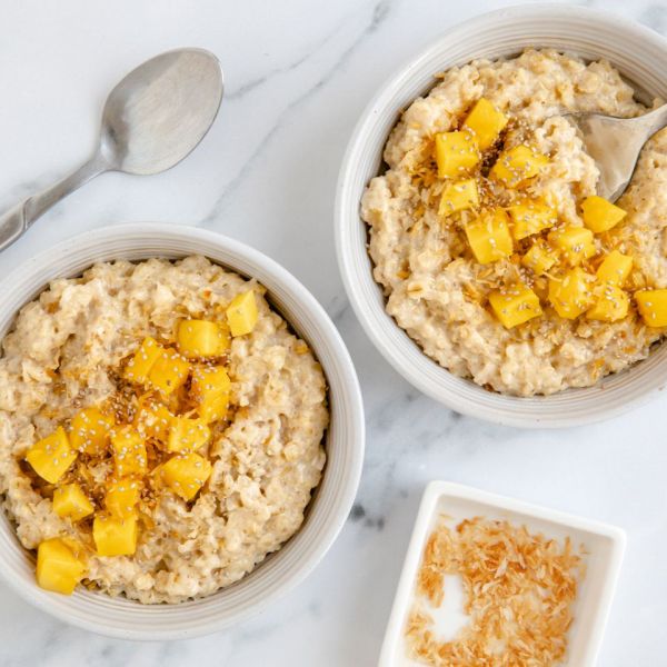 recipe photo of Coconut-Mango Oats Credit: Sara Haas