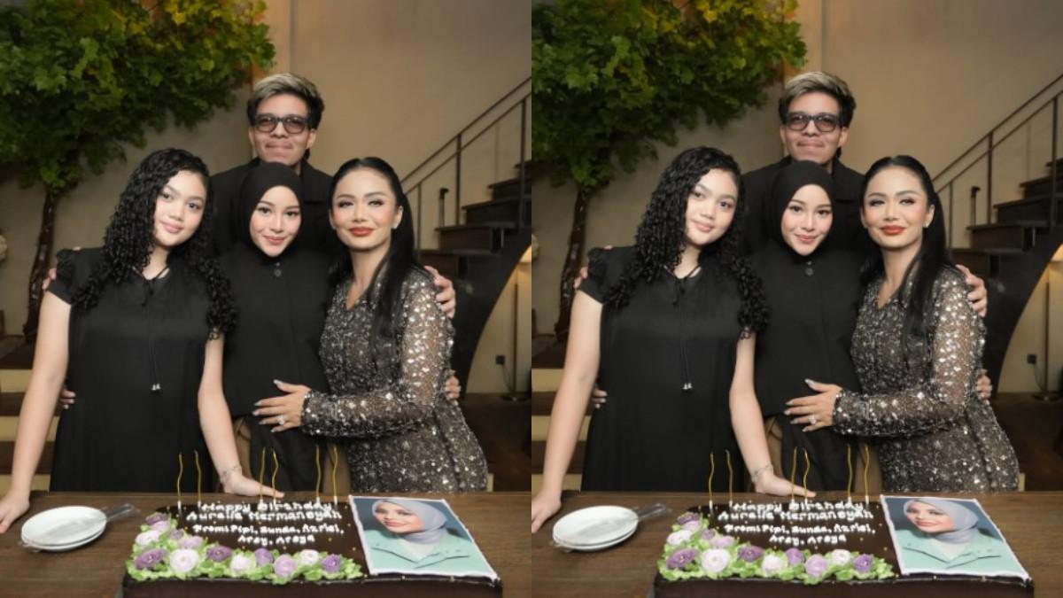 Momen Kris Dayanti pegangi perut Aurel Hermansyah jadi sorotan, istri Atta Halilintar diduga hamil lagi.