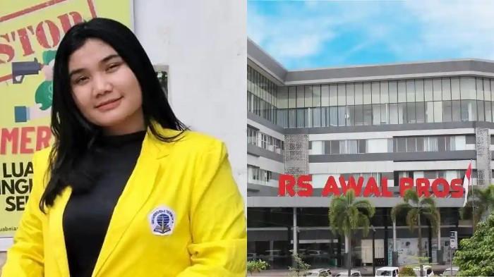 DEWI SARTIKA - (Kiri) Dewi Sartika Sitinjak, perempuan berusia 24 tahun asal Samosir, Sumatera Utara, meninggal dunia usai 13 hari menjalankan operasi ambeien// (kanan) RS RS Awal Bros Botania Batam. Dewi Sartika Sitinjak (24) dinyatakan meninggal dunia setelah hampir dua pekan mendapat penanganan medis di Rumah Sakit Awal Bros (RSAB) Botania, Kota Batam, Senin (10/8/2026).