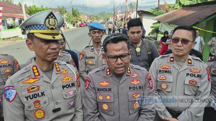 WAWANCARA  - Kapolres Kotamobagu AKBP Abdul Kholik membeberkan dugaan sementara penyebab kecelakaan maut mobil drag race di Kotamobagu saat diwawancarai tim Tribun Manado pada Selasa (11/8/2026). Dugaan penyebab kecelakaan tabrakan maut tersebut karena pebalap lepas kontrol dan tak bisa kendalikan mobil.