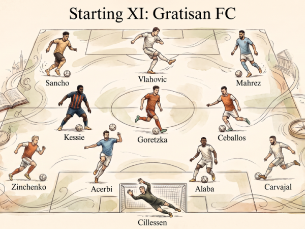 Starting XI pilihan para pemain tanpa klub di bursa transfer musim panas 2026.