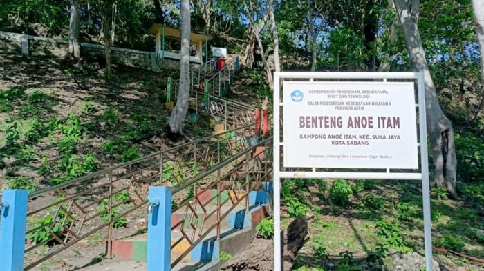 Peninggalan pertahanan Jepang di kawasan Anoi Itam, Kota Sabang, 2