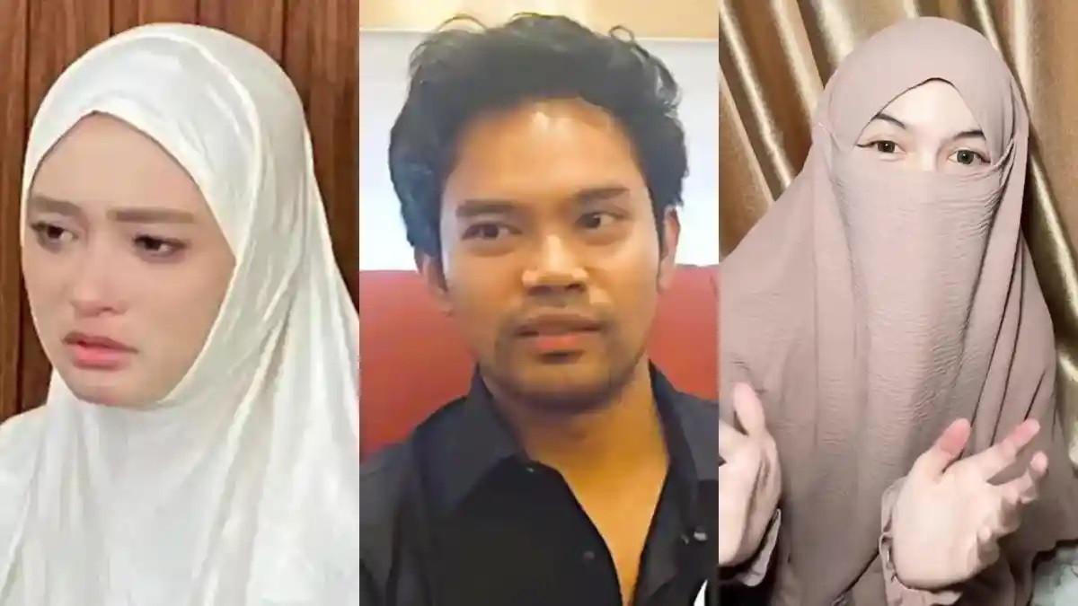 PERMOHONAN PENUNDAAN PENYIDIKAN - Insanul Fahmi menyampaikan pernyataan kepada awak media di Polda Metro Jaya terkait pengajuan surat perlindungan hukum untuk meminta penundaan proses penyidikan atas laporan yang dilayangkan istrinya.