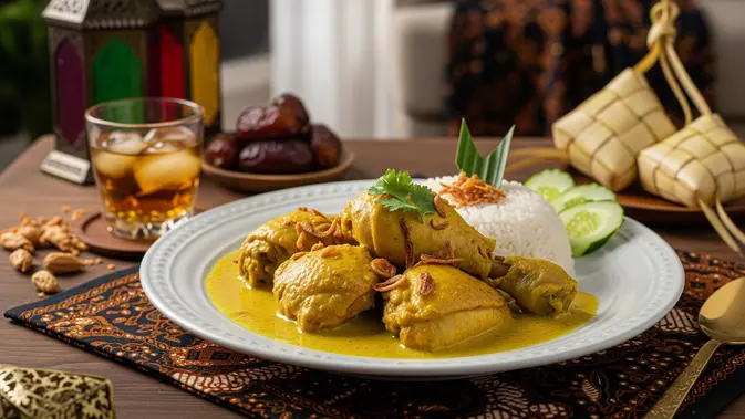 Resep Opor Ayam Kuning (AI Generated)