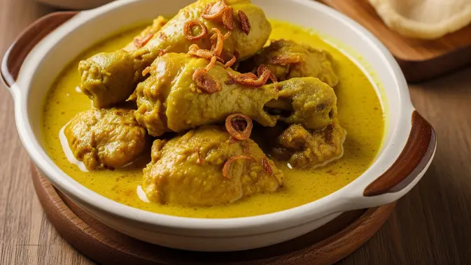 Resep Opor Ayam Kuning (AI Generated)