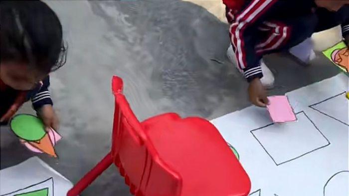 Ide permainan 17 Agustus menyusun bentuk sesuai gambar