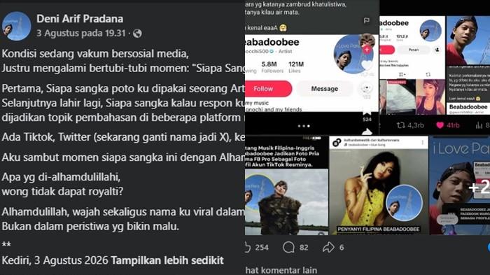 Wajah Deni Arif Pradana terpampang jelas sebagai foto profil akun TikTok resmi milik pe