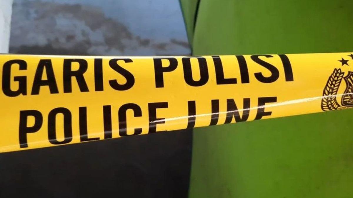 Ilustrasi garis polisi.